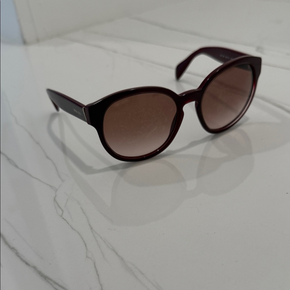 Prada Burgundy Sunglasses
